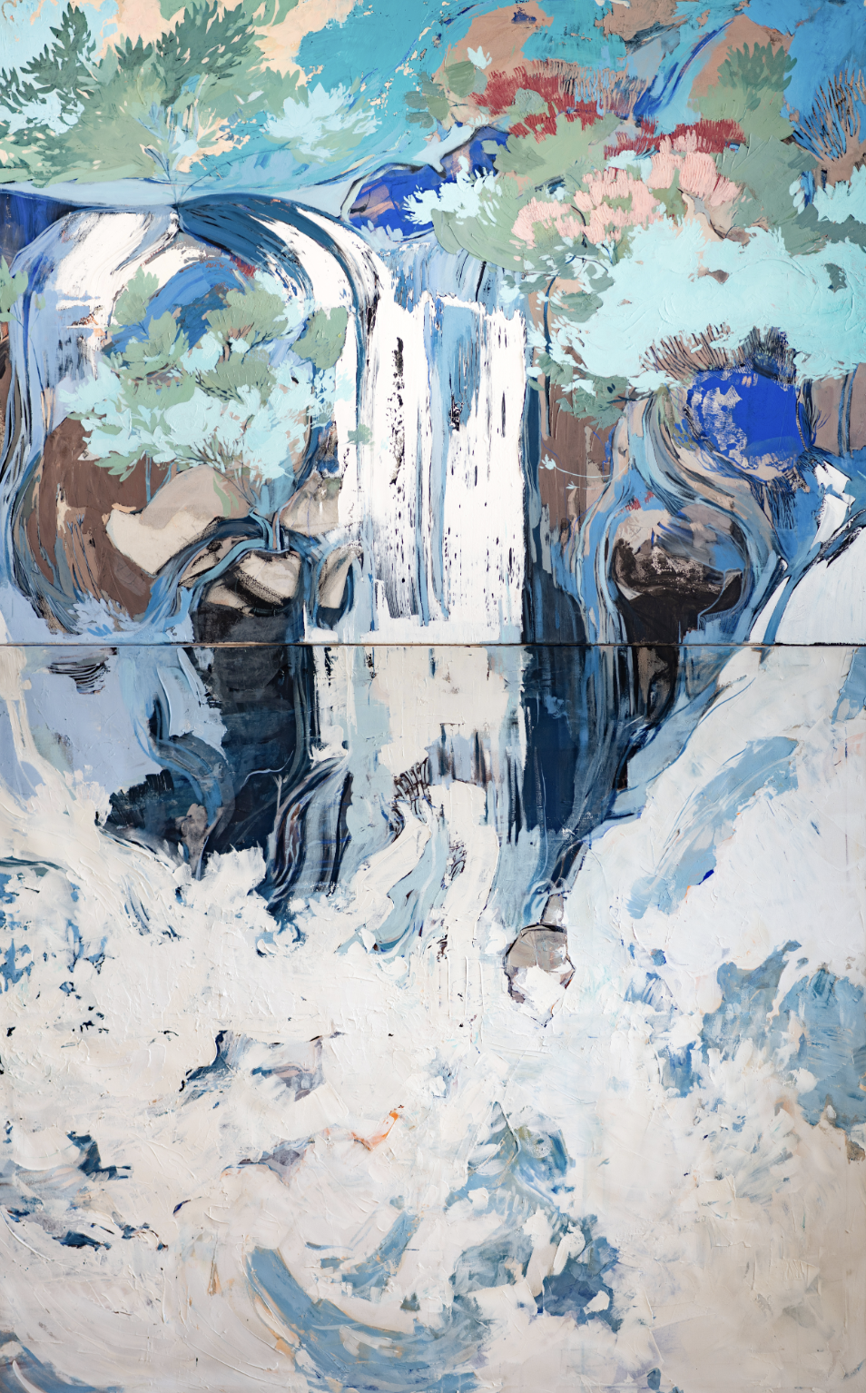 Am Wasserfall I (Diptychon)